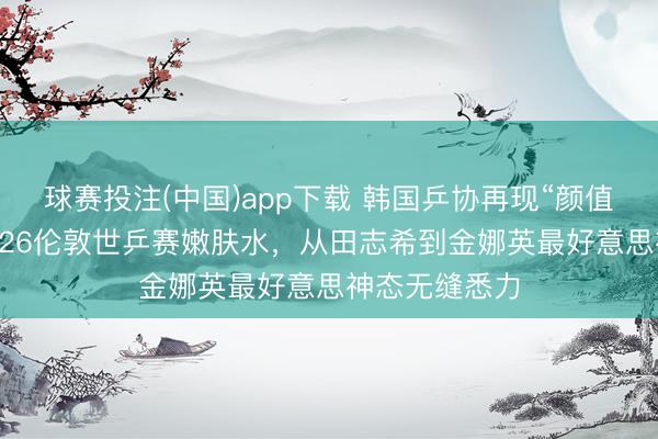 球赛投注(中国)app下载 韩国乒协再现“颜值天花板”，2026伦敦世乒赛嫩肤水，从田志希到金娜英最好意思神态无缝悉力