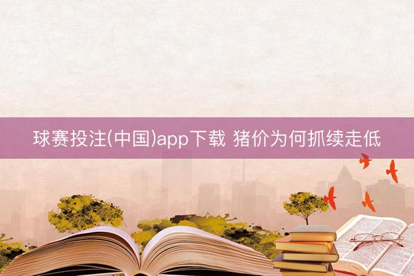 球赛投注(中国)app下载 猪价为何抓续走低