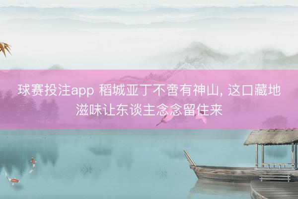 球赛投注app 稻城亚丁不啻有神山, 这口藏地滋味让东谈主念念留住来