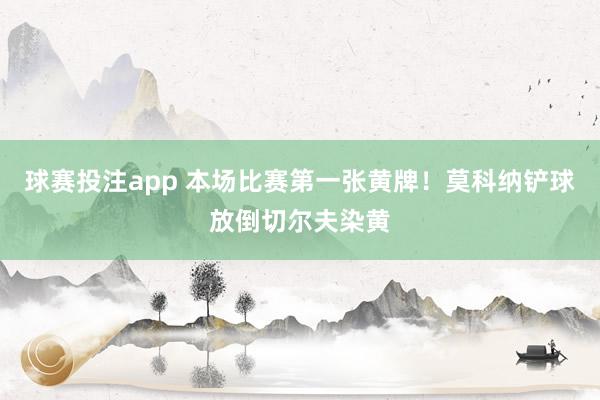 球赛投注app 本场比赛第一张黄牌！莫科纳铲球放倒切尔夫染黄